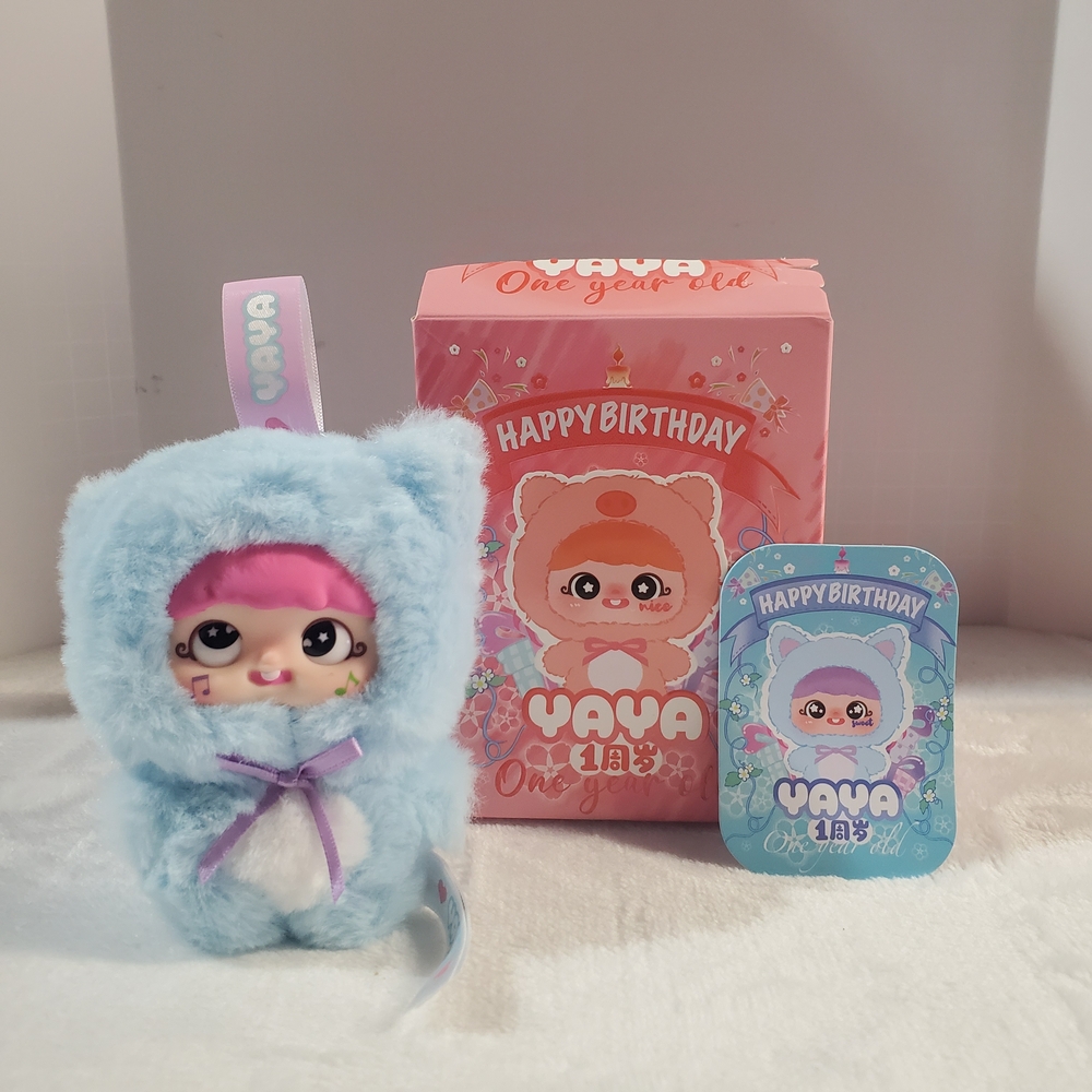 Yaya Happy Birthday ONE Year Old Plush Pendant